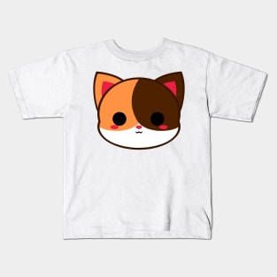 Cute Calico Cat Kids T-Shirt